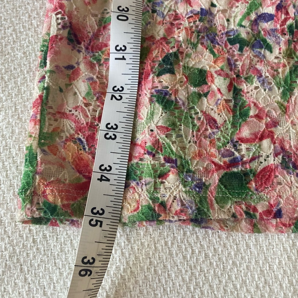 Free People Lace Floral Bodycon Dress Size XS - Picture 10 of 15